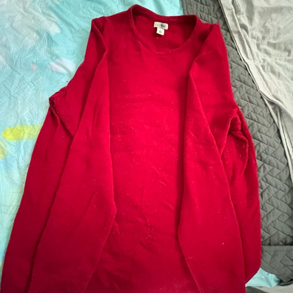 LL BEAN CASHMERE CREWNECK